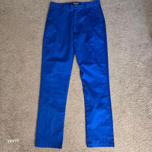 Noon Goons straight Pants, Size 30, Ocean Blue